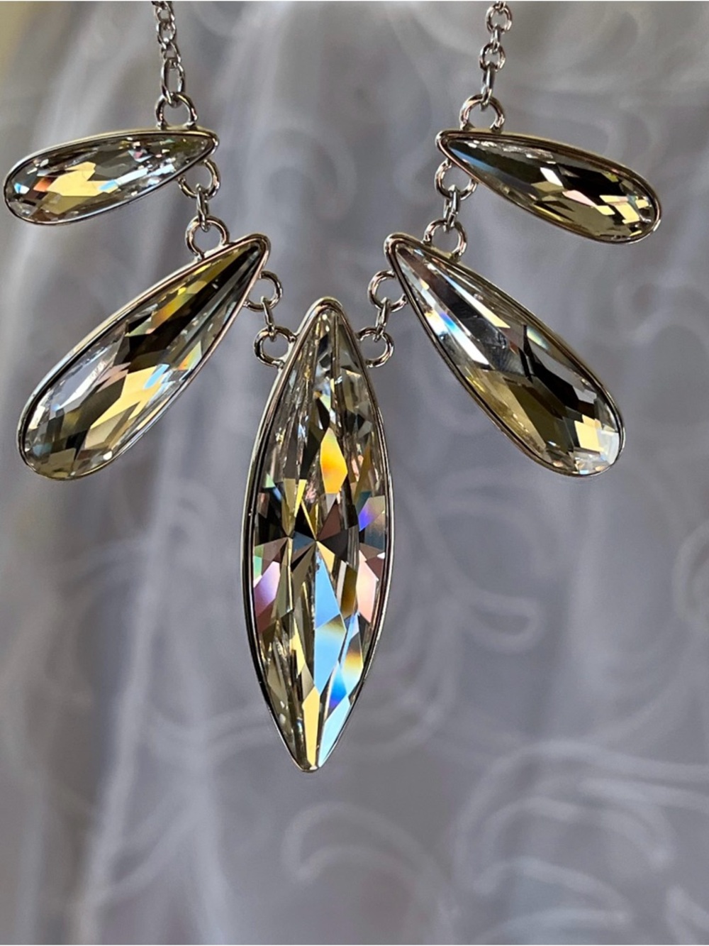 Swarovski TSC Navette Necklace BNIB $139 RT value - Picture 6 of 14